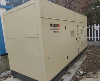 威海华夏生态园400KW柴油发电机组
