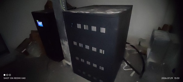 某公安派出所UPS安装调试完毕，投入运行